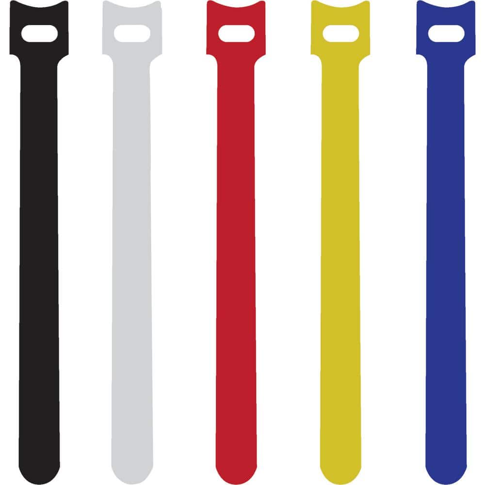 Reusable Self-Gripping Cable Ties, (50-Pieces), Assorted Colors price history on PriceWatchPro