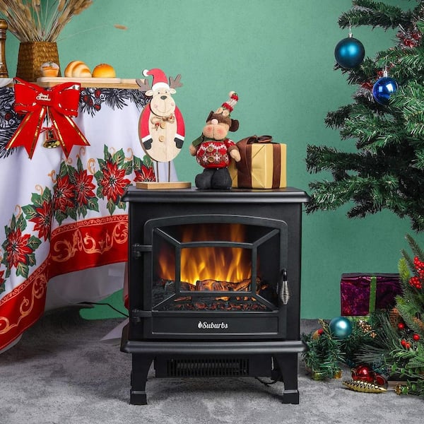TURBRO 1400-Watt Suburbs 20 in. Electric Fireplace Infrared Quartz
