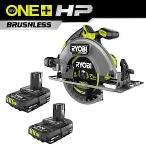 ONE+ HP 18V Brushless Cordless 7-1/4 in. Circular Saw with FREE 2.0 Ah Battery (2-Pack)