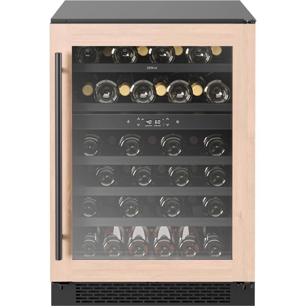 Zephyr Presrv 24 in. 45Bottle Dual Zone PanelReady Wine Cooler
