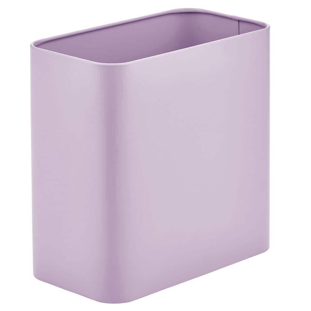 2.4 Gal. Rectangular Small Metal Trash Can HPYNZJH8 The Home Depot