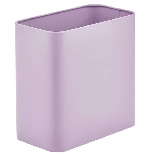 2.4 Gal. Rectangular Small Metal Trash Can