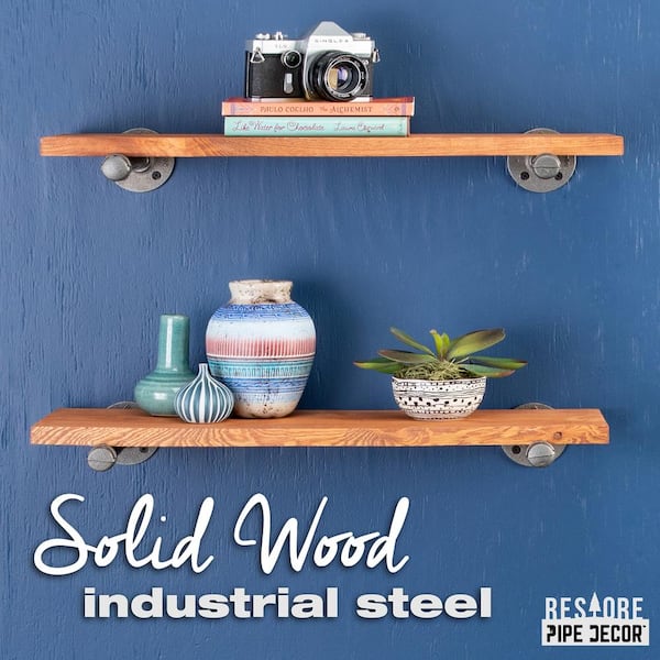 PIPE DECOR 24 in. x 7.5 in. x 6.75 in. Sunset Cedar Restore Wood