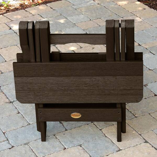 highwood folding adirondack side table