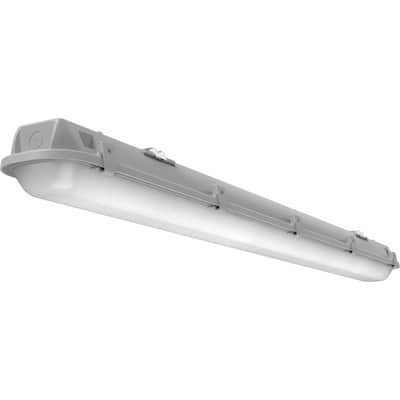 Contractor Select Selectable CSVT 4.19 ft. 64-Watt Equivalent Integrated LED Gray Strip Light Fixture