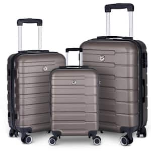 Luggage Suitcase 3-Piece Sets Hardside Carry-on luggage with Spinner Wheels 20 in./24 in./28 in.