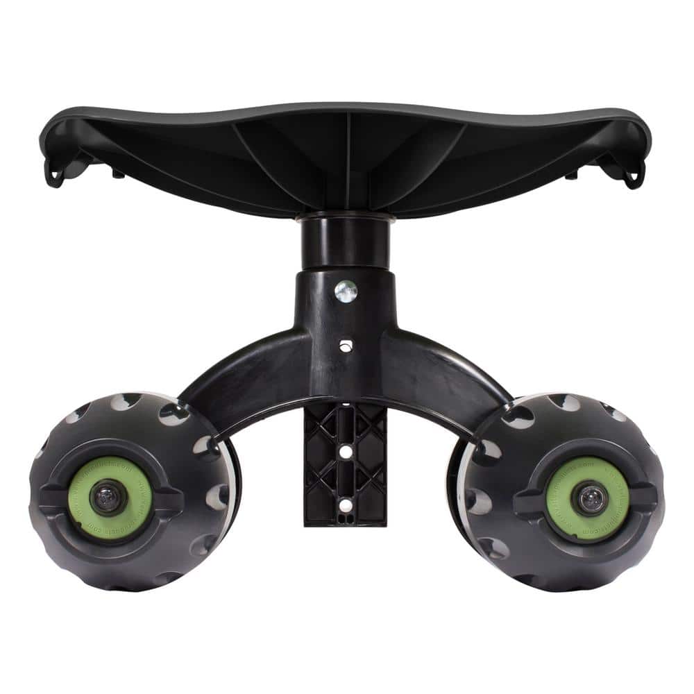 Green Adjustable Garden Rocker Rolling Seat with Ergonomic Design