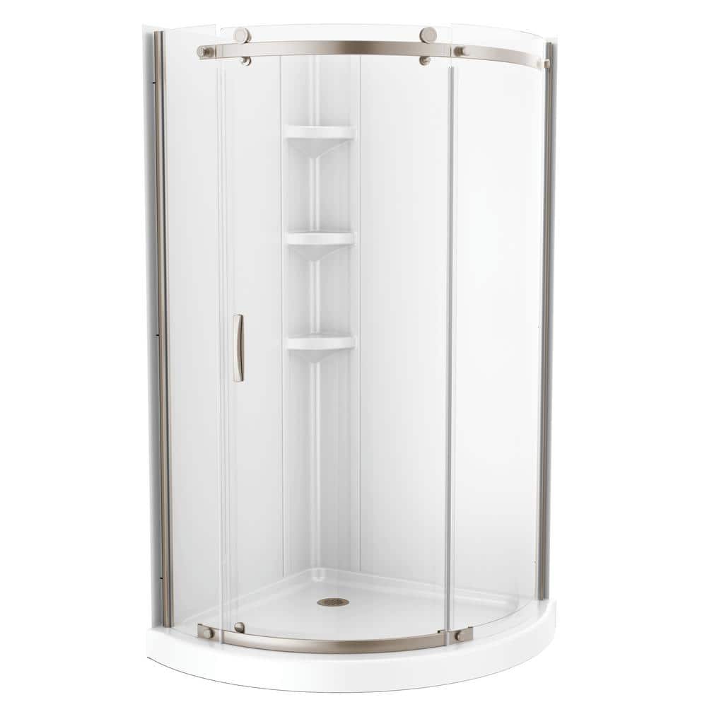 Delta Classic 38 in. L x 38 in. W x 70.63 in. H Corner Shower