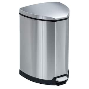 4 Gal. Stainless Steel Step-On Trash Can