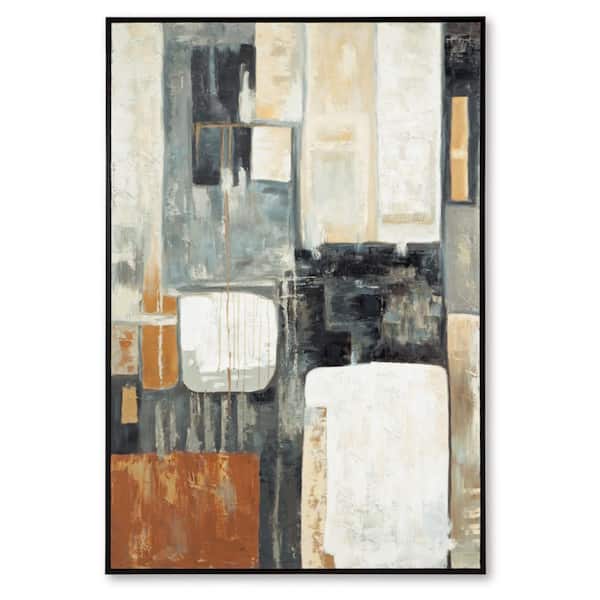 Howford Framed Abstract Art Print 72 in. x 48 in.