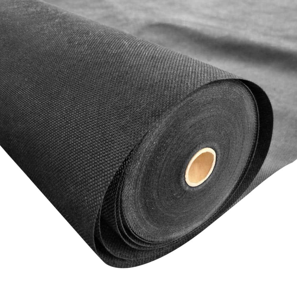 Agfabric 6 ft. x 100 ft. 3.0 oz. Non Woven Fabric for Landscaping ...