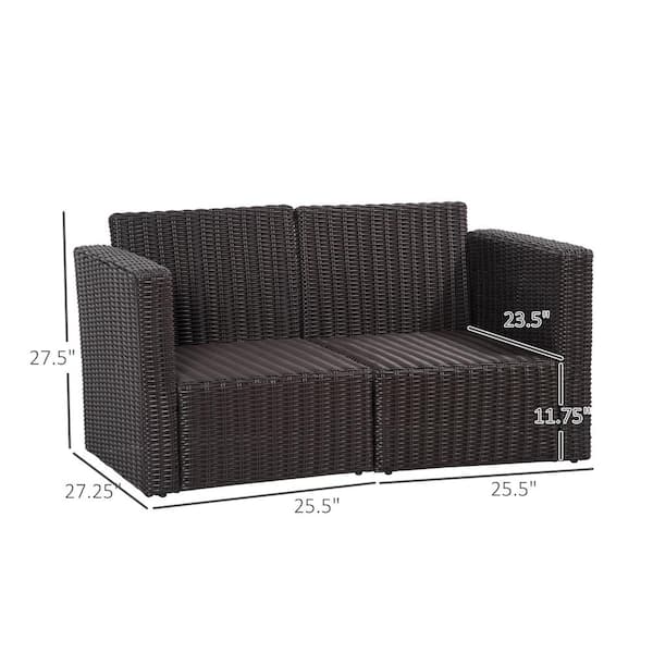 Outdoor corner best sale sofa metal