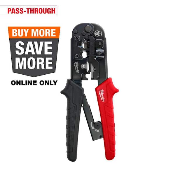Ratcheting Pass-Through Crimper & Stripper