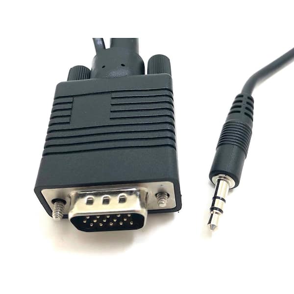QVS High-Performance Ultra Thin VGA/QXGA HD15 Male To Female Tri-Shield Cable Discontinued by Manufacturer CC320M1-06 
