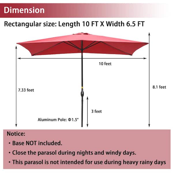 50 off riteaid patio umbrellas Outdoor Steel Striped Market Patio Umbrella w/ Tilt, Crank Lift