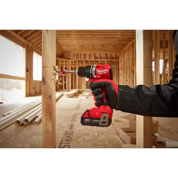 Milwaukee M18 18-Volt Lithium-Ion 1/2 in. Cordless Hammer Drill (Bare Tool  Only) 