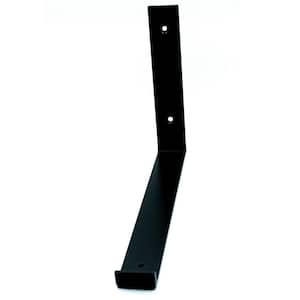 12 in. L-Shaped Black Steel Shelving Bracket