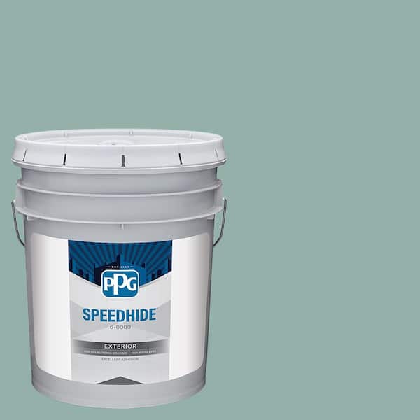 5 gal. PPG1143-4 Parakeet Pete Flat Exterior Paint