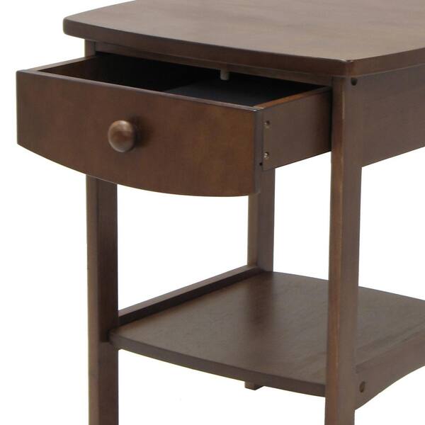 Winsome Wood 94918 Claire Accent Table Walnut 