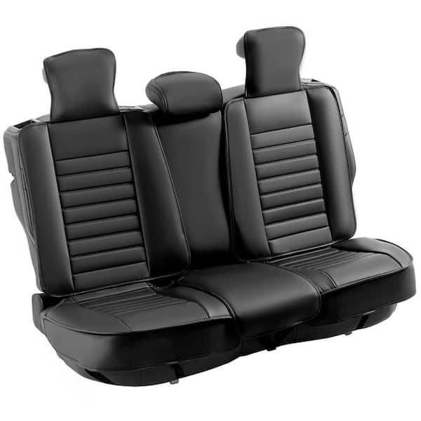 Seat Covers Universal Covers Full Set Seats Front and Rear Seat 9-Pieces Faux Leather Seat Cover for Most Car SUV Truck