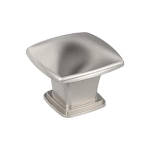 Garfield 1-3/16 in. Traditional Satin Nickel Square Cabinet Knob