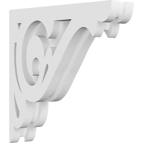 Ekena Millwork 1-7/8 in. x 8 in. x 8 in. PVC Bordeaux Corbel