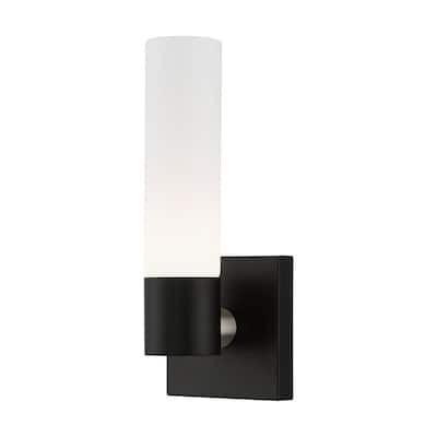 Modern - Frosted Glass - Wall Sconces - Lighting - The Home Depot