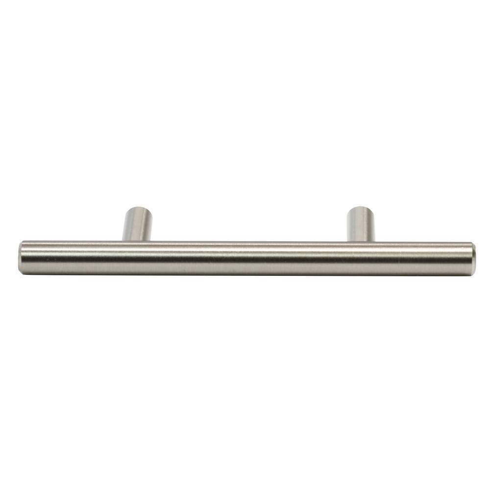 Brushed Nickel 3" Center to Center Bar Pull Set