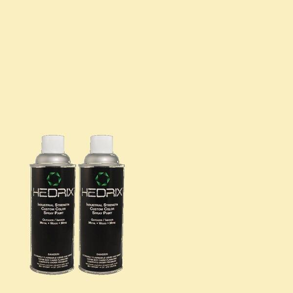 Hedrix 11 oz. Match of P-70 Vanilla Gloss Custom Spray Paint (2-Pack)