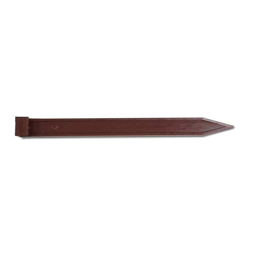 EASYFLEX 10 IN. LANDSCAPE ANCHORING STAKE PACK - 10 CT., BROWN