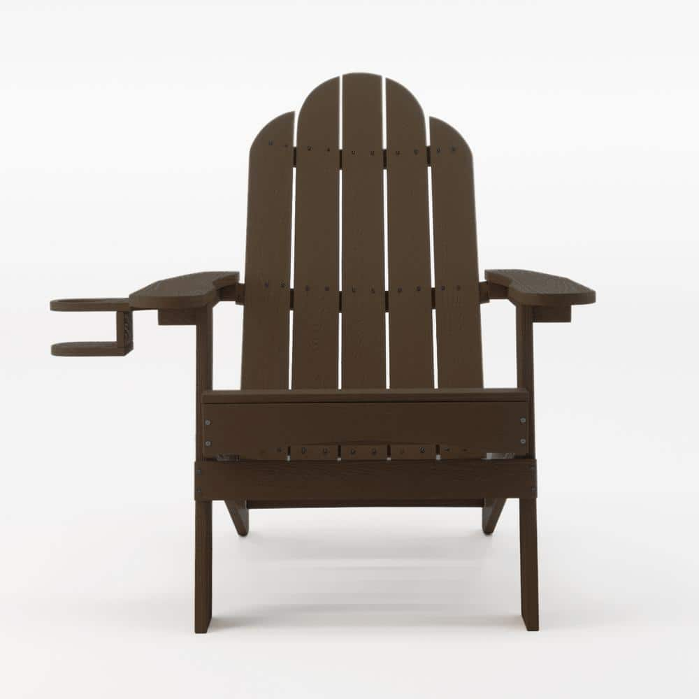 LUE BONA Miranda Folding Coffee Brown Recycled Plastic HIPS Outdoor   Plastic Adirondack Chairs Sdpthd23004 2 64 1000 