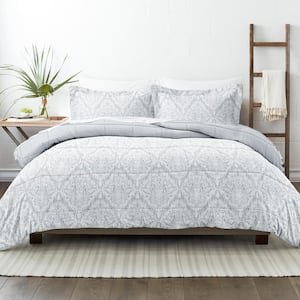 Home Collection Premium Down-Alternative Forget Me Not Reversible Comforter  Set