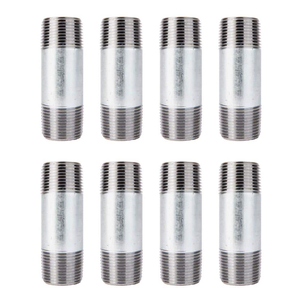 3/4 in. x 3 in. Galvanized Steel Nipple (8-Pack) price history on PriceWatchPro