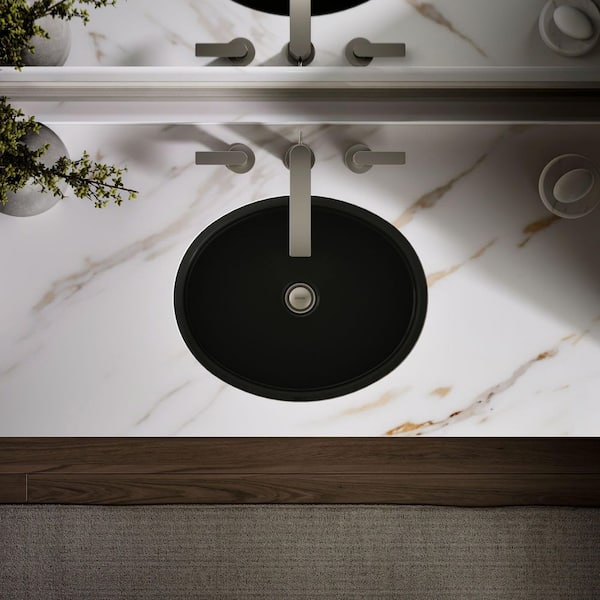 KOHLER Verticyl 19.25 in. x 14 in. Undermount Bathroom Sink in