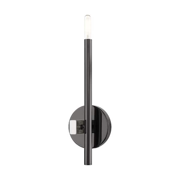 AVIANCE LIGHTING Willard 1-Light Black Chrome ADA Single Sconce