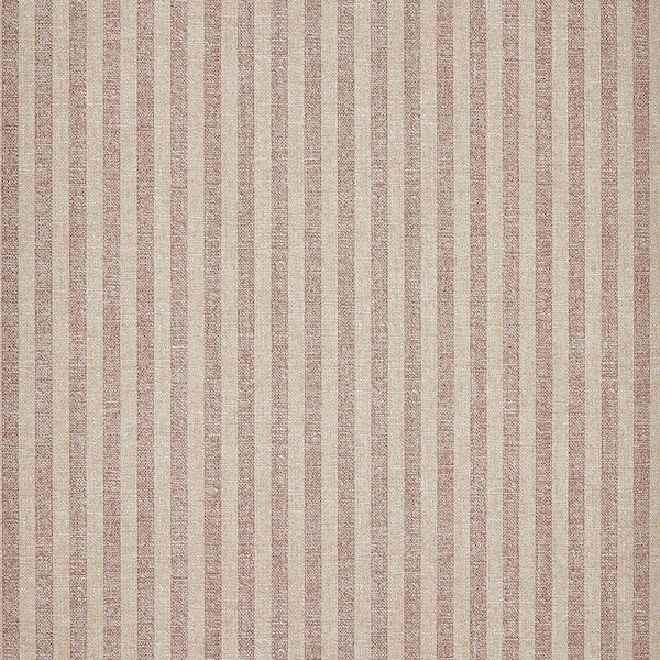 Jeremiah Brent Ecru & Brown Charles Street Stripe Peel and Stick Vinyl Textured Wallpaper Roll (covers 28 sq. ft. )