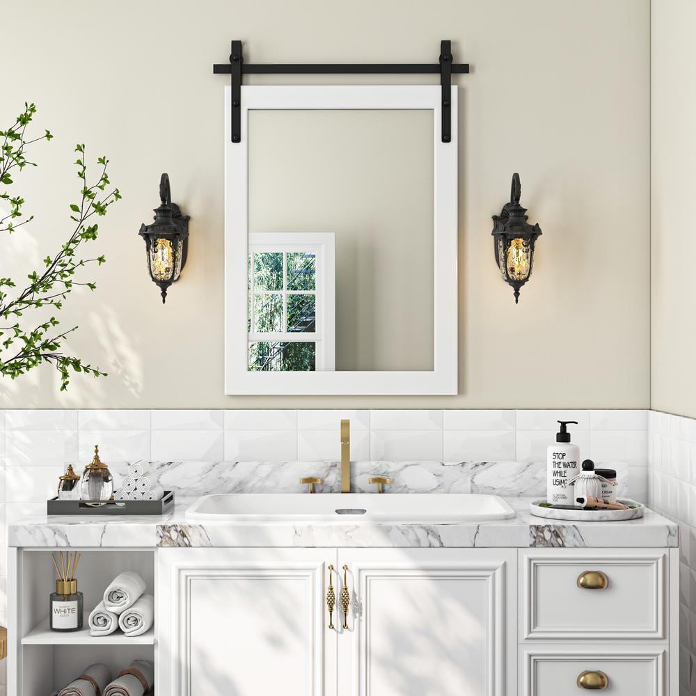 Reviews for HOMEIBRO Farmhouse 20 in. W x 30 in. H Rectangle Framed