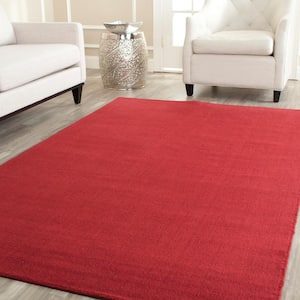 Himalaya Red 6 ft. x 9 ft. Gradient Solid Area Rug