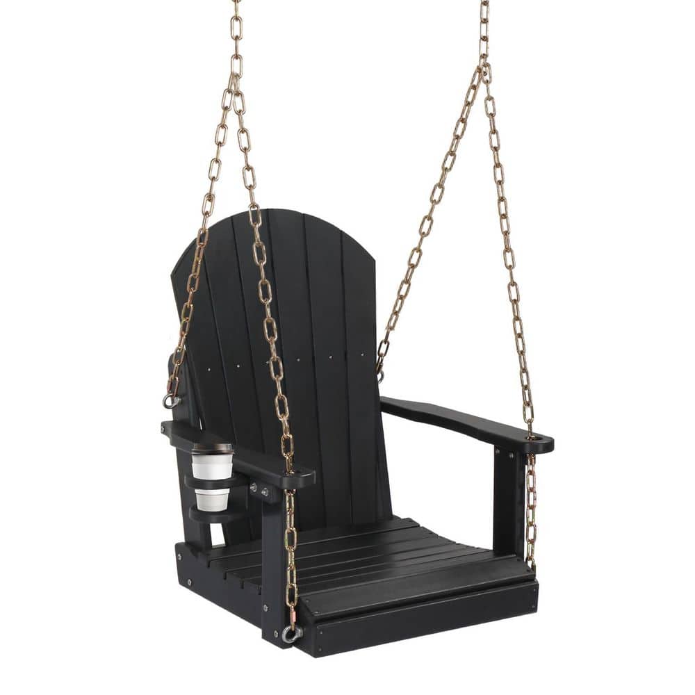 1-Person HDPE Porch Swing with Rotatable Cup Holder price history on PriceWatchPro