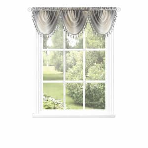 Ombre Waterfall Light Filtering Valance - Grey