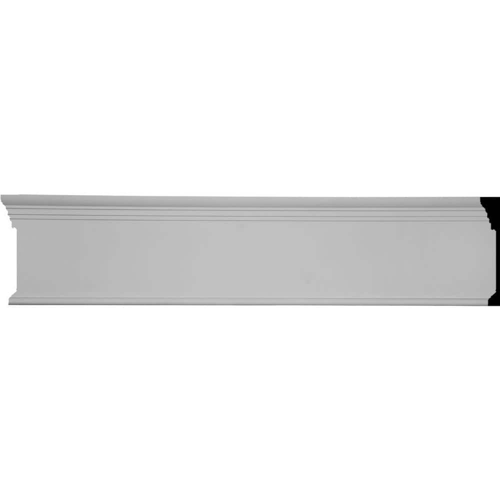 94.5" White Polyurethane Crown Panel Moulding