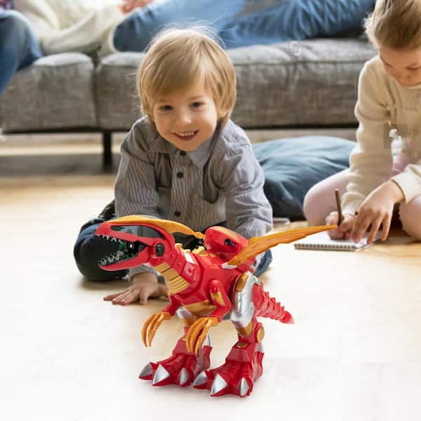 Dinosaur Robot Toy with Remote Control Dinosaur Storytelling TH17H0810 The Home Depot