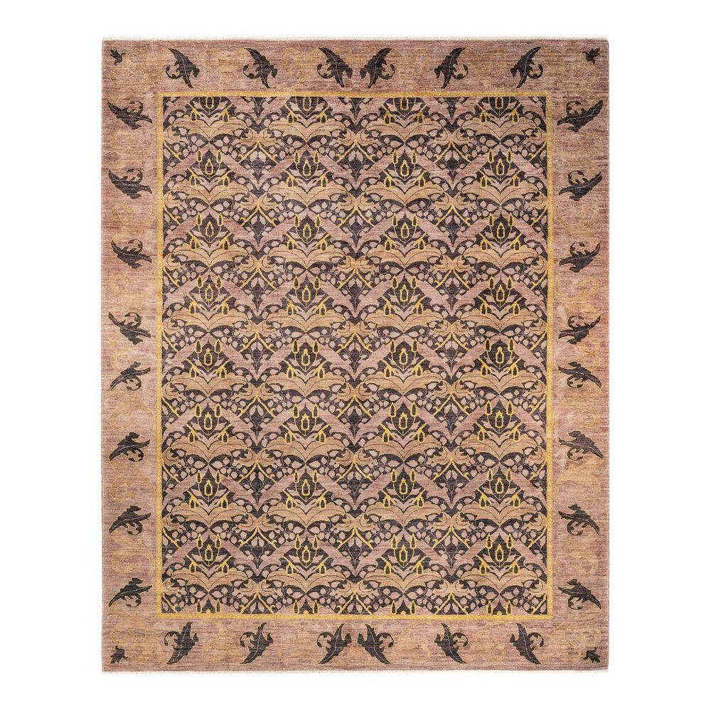 Arts & Crafts Black 9 x 12 Striped Wool Indoor Area Rug price history on PriceWatchPro