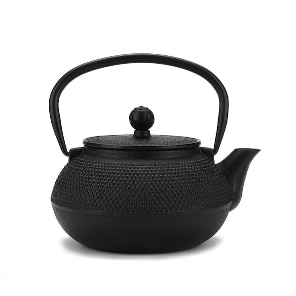 Black Hobnail Small Dot Japanese Cast Iron Tetsubin Teapot Warmer 