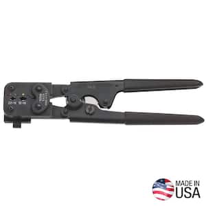 9 in. Compound Action Ratcheting Crimper for Insulated Terminals