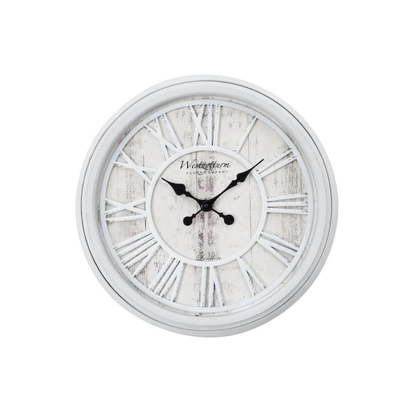 Unbranded Hot Seller Grey Glass+Sheet Metal+Plastic Round Non Ticking Wall Clock (Not Included Battery)