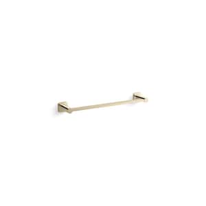 Parallel 18 in. Wall Mounted Towel Bar in Vibrant French Gold
