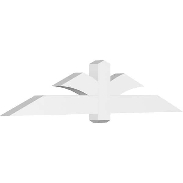 Ekena Millwork Redmond 84 in. W x 17.5 in. H x 4 in. D Signature Polyurethane Bracket