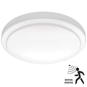 12 in. Motion Sensing Closet Light LED Flush Mount Ceiling Light 1000 Lumens 4000K Bright White Garage Storage Room