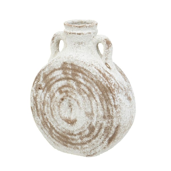 A & B Home 9.1 in. Multi-Colored Ceramic Amphora Decorative Vase